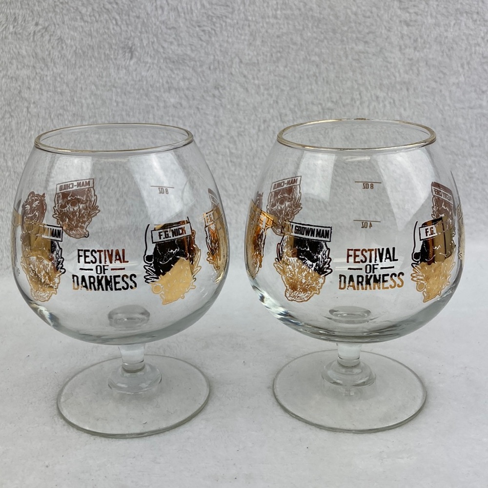 Festival of Darkness Characters Brandy Snifters  Set of 2